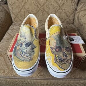 NEW Vans Van Gogh Skull Classic‎ Slip On Men's Size 12